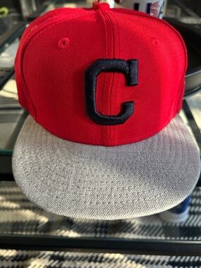 Indians fitted hat